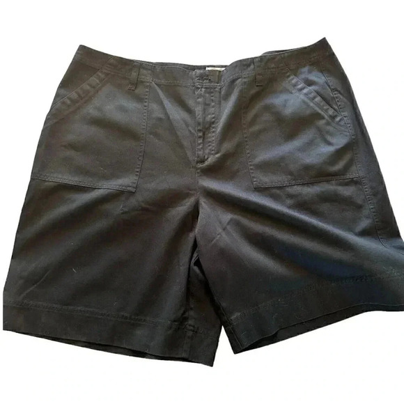 christopher and banks jean shorts women's size 20W black - Picture 1 of 8